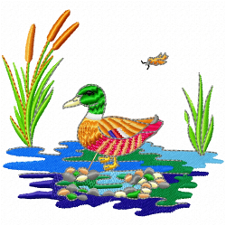 Ducks And Goose Embroidery Design 1 Ducks And Goose Embroidery Design 1